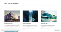 Desktop Screenshot of matthewmarano.com